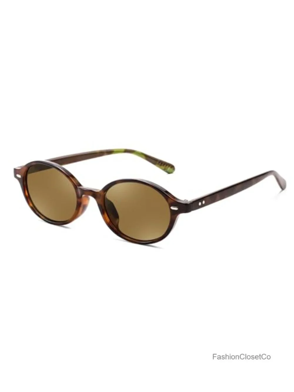 Retro Oval Sunglasses Lightweight UV Protection Y2k Trendy